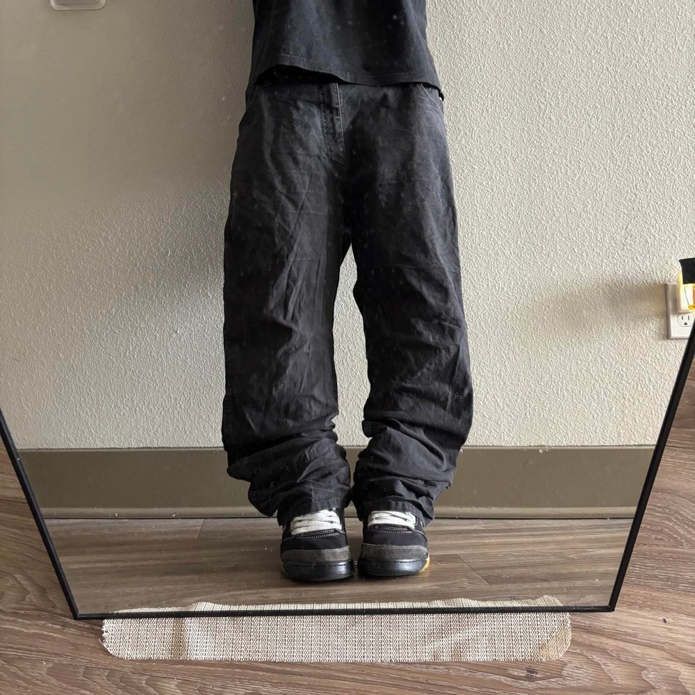 Vintage Y2K/2000s Grunge Faded Black Dickies Workwear Streetwear Carpenter Pants
